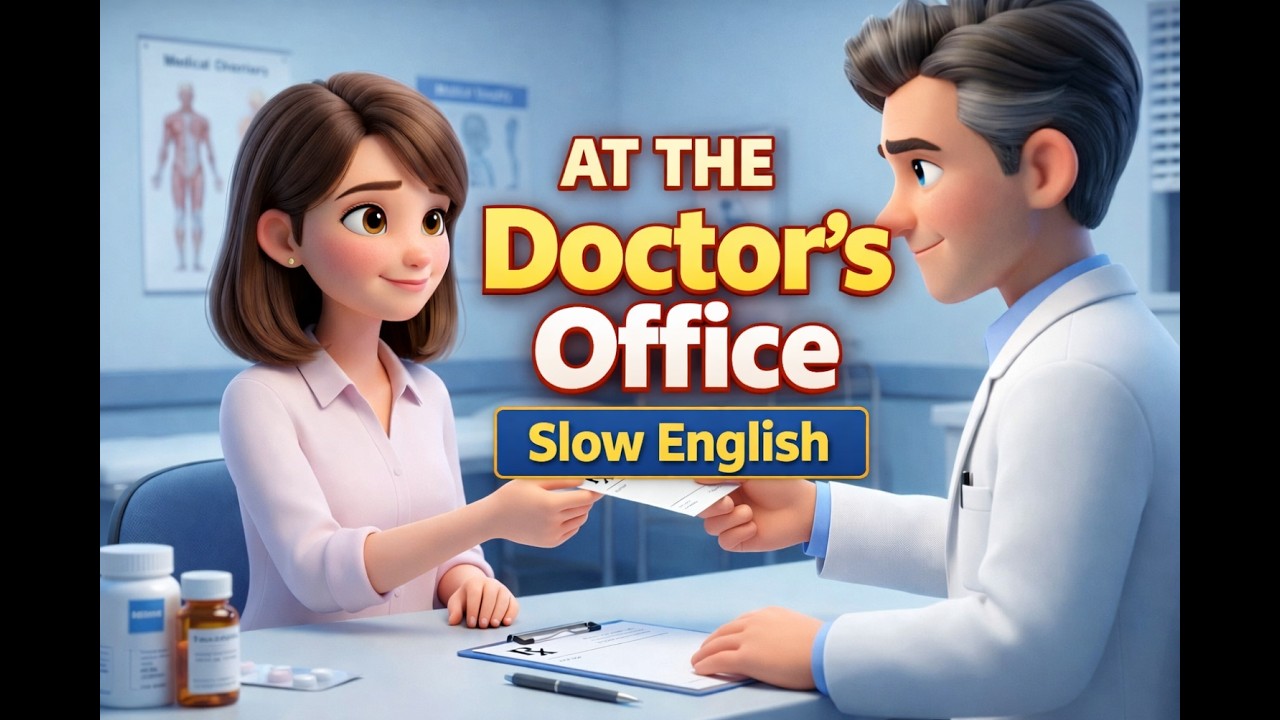6-Minute Slow English | Hospital Conversation Practice (Beginner to A2)