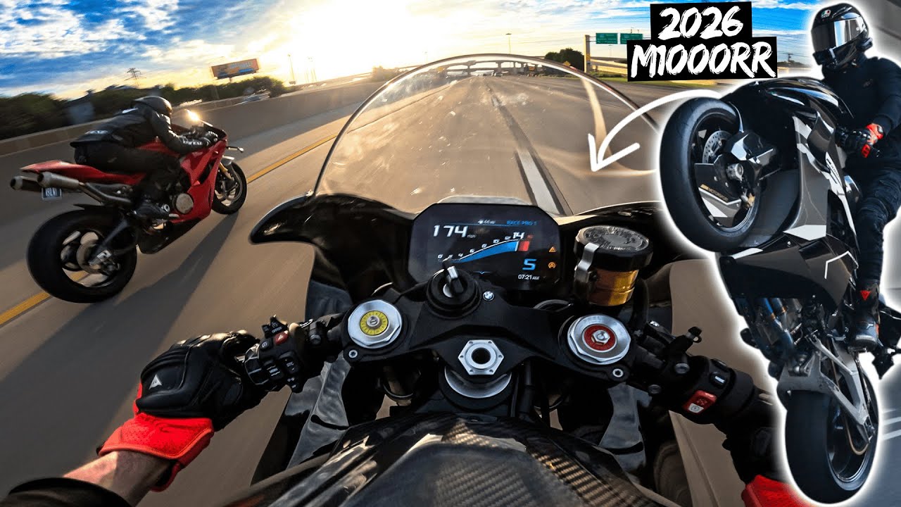 BRAND NEW M1000RR BATTLES FASTEST DUCATI V4 RIDER (RACE + REVIEW)
