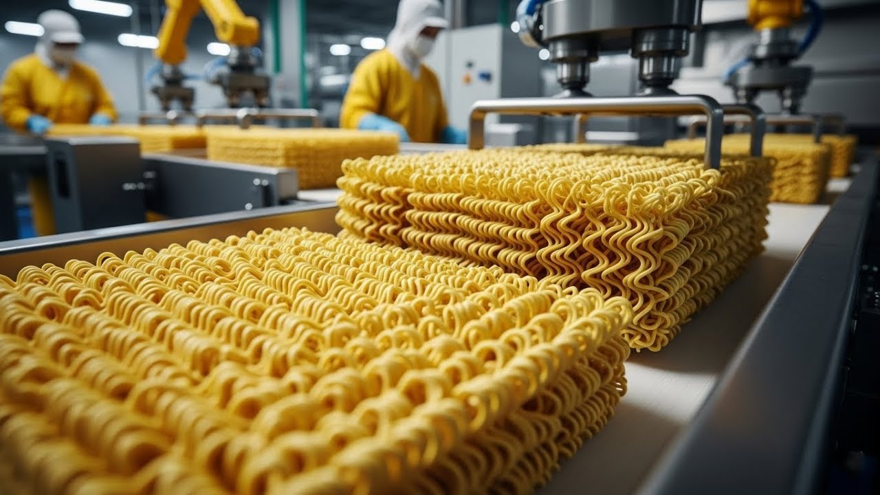 Inside India’s Mega Noodles Factory | Millions of Packets Made Daily