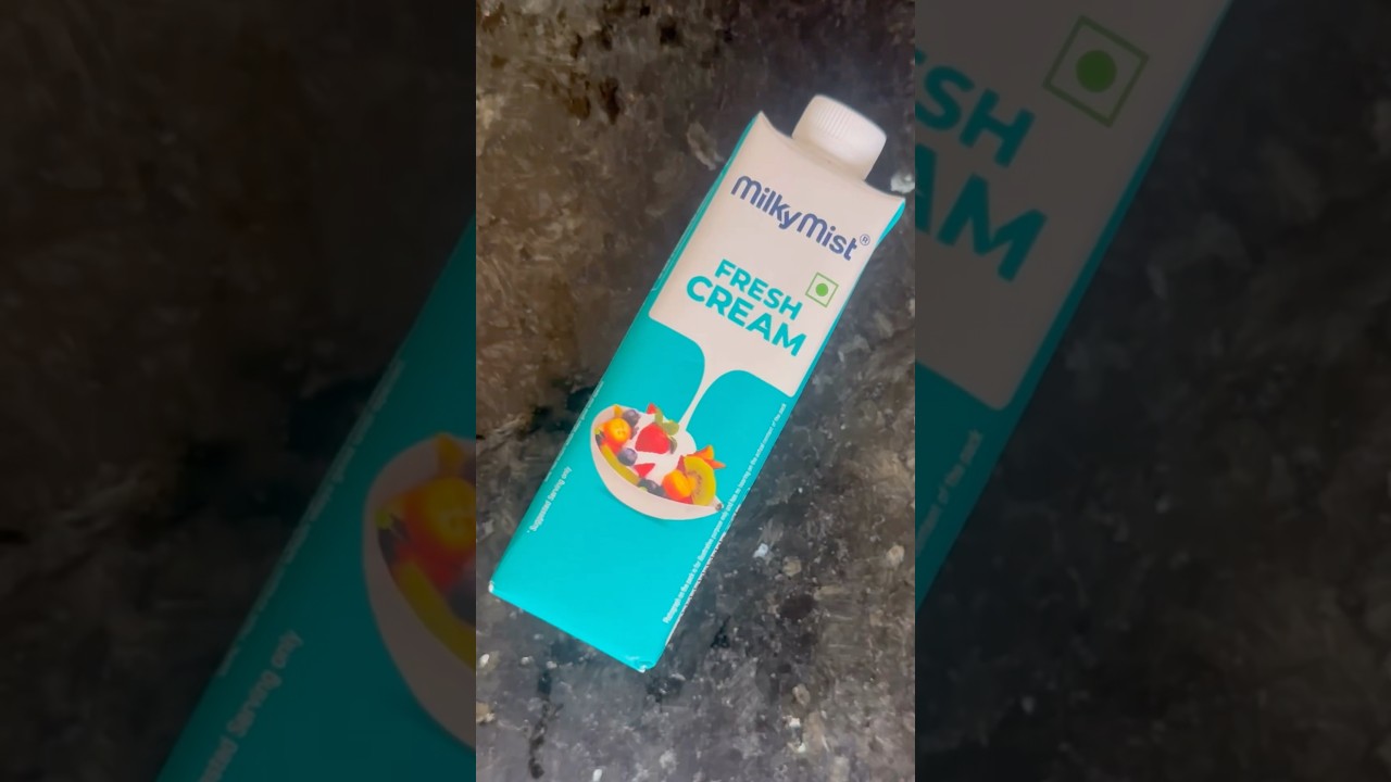 Milky Mist Fresh Cream|250 ml Pack| Unboxing #shorts #asmr #foodreview