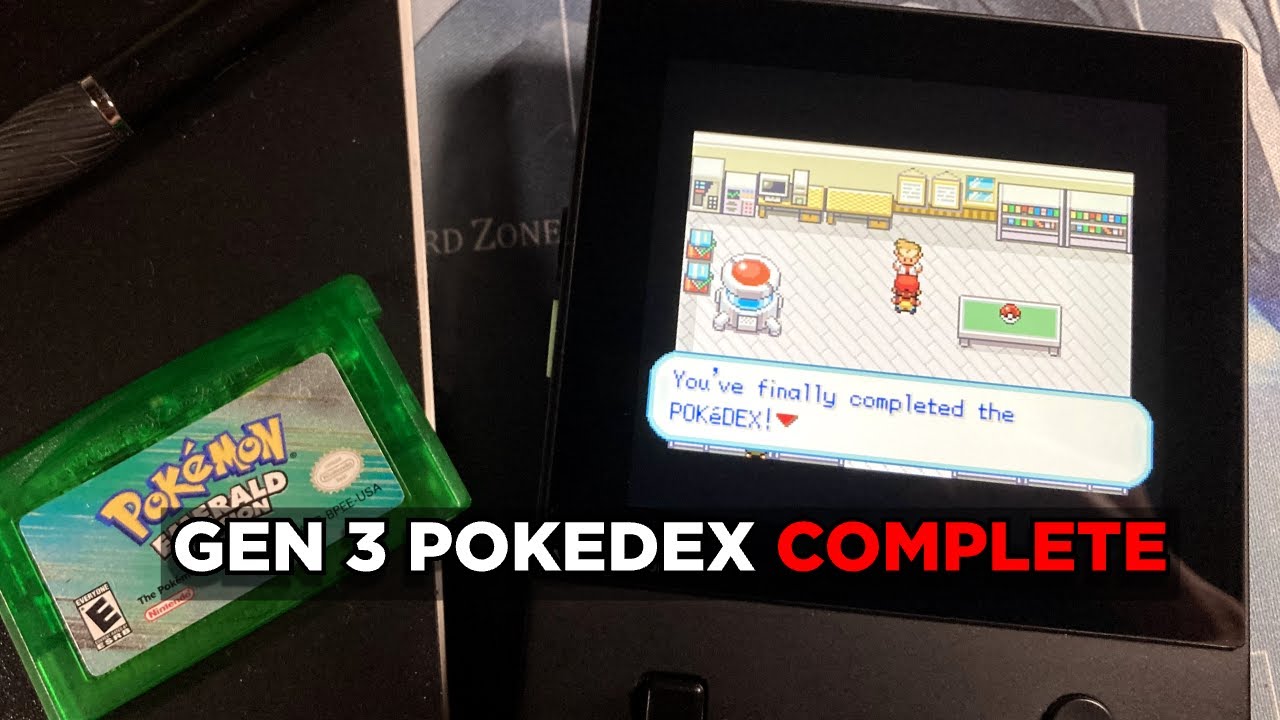 My Journey Completing the National Pokedex in Generation 3