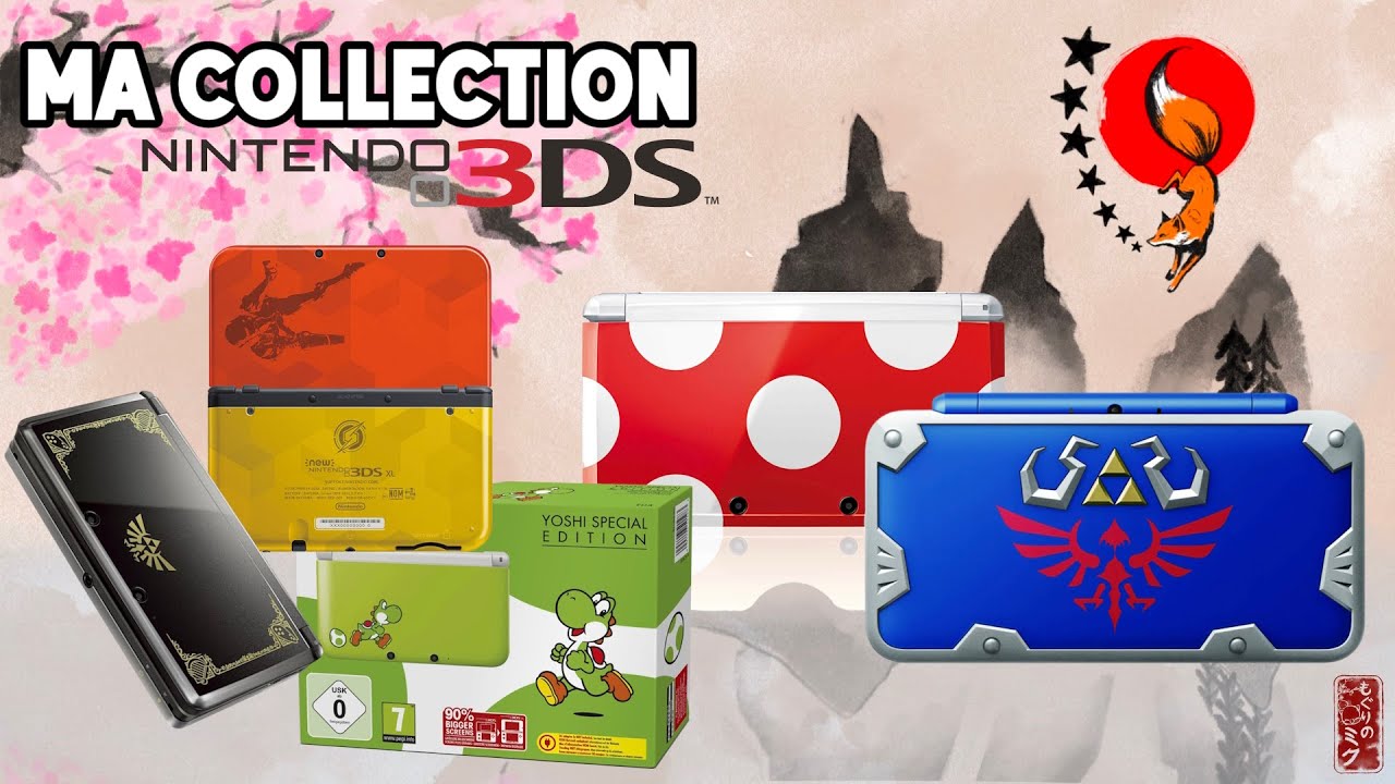 MA COLLECTION NINTENDO 3DS ! Tous mes PACKS CONSOLE, de la 3DS à la NEW 2DS XL