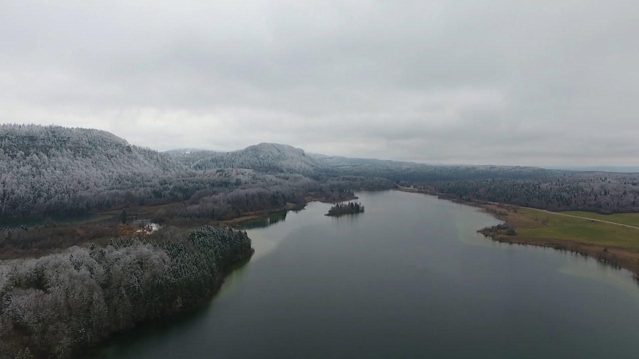 Paysages d'hiver : Givre au lac d'ILAY