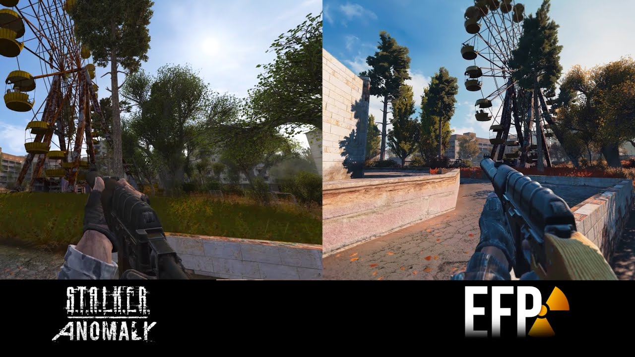 Stalker Anomaly Vanilla vs EFP - Ultra Graphics 4K 60FPS (RTX 4090)