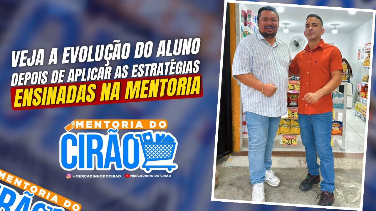 TEM POUCO PRA INVESTIR E QUER MONTAR UM MERCADINHO DA FORMA CERTA, VEM FAZER PARTE DA MENTORIA!