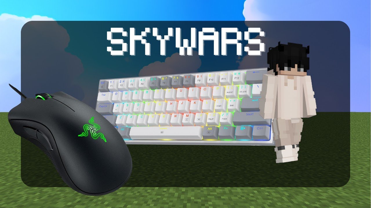 Keyboard + Mouse Sounds ASMR | Hypixel SkyWars Romania