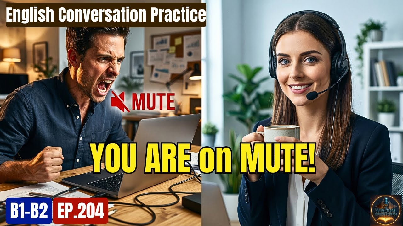 English Conversation Practice: Virtual Meetings & Online Collaboration | WEP EP.204