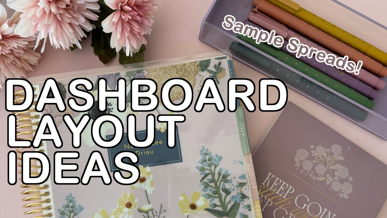 Erin Condren LifePlanner NEW Dashboard Layout | Ideas to Make It Work for You (Part 1)