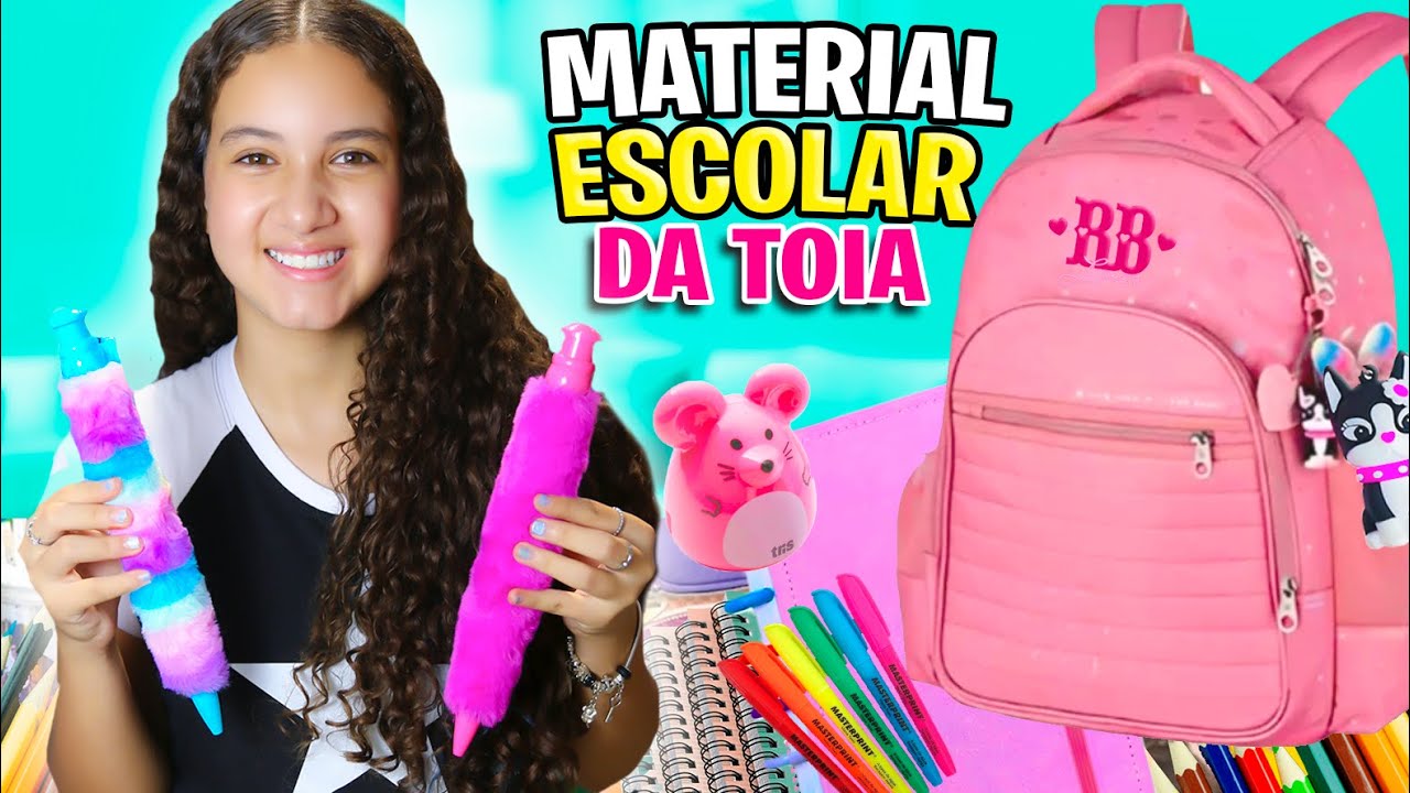 TOiA MOSTROU TODO SEU MATERiAL ESCOLAR 2026! #toiaeana