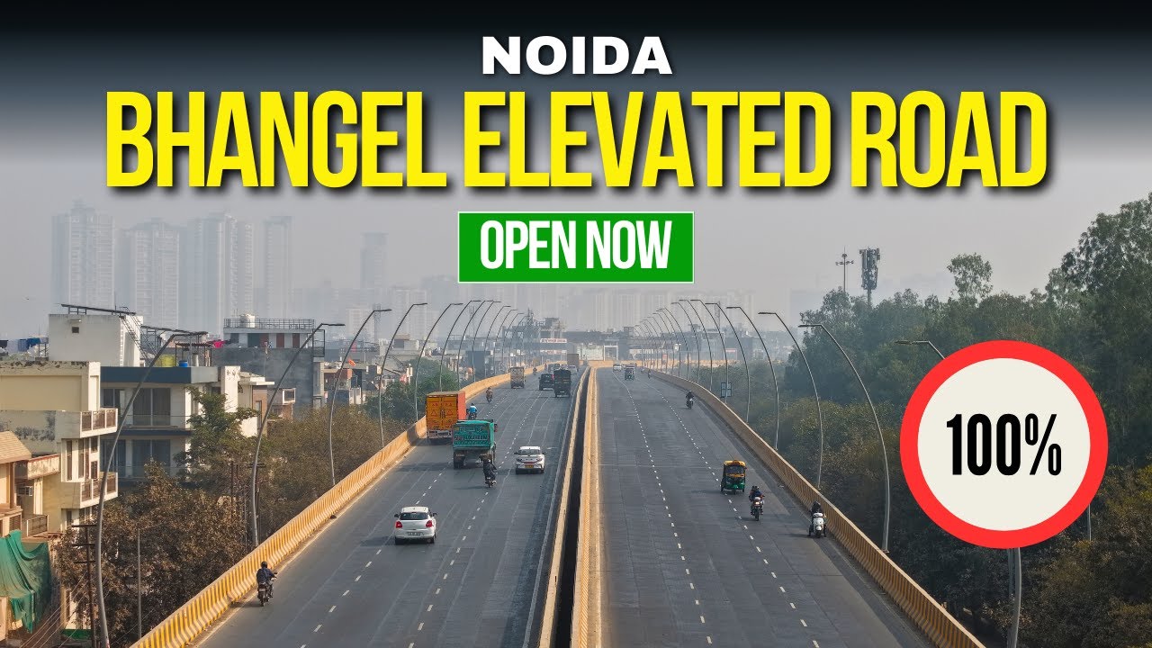 Noida - Bhangel Elevated Road : Finally Open for Traffic!🔥 | Full Final Look #detoxtraveller 