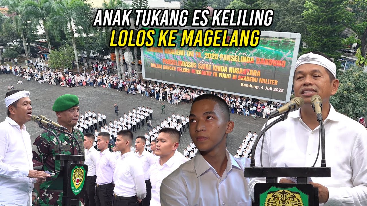 ANAK TUKANG ES KELILING DAN REMAJA AYAHNYA MEN1NGG4L BERPANGKAT KOPRAL - LOLOS KE MAGELANG