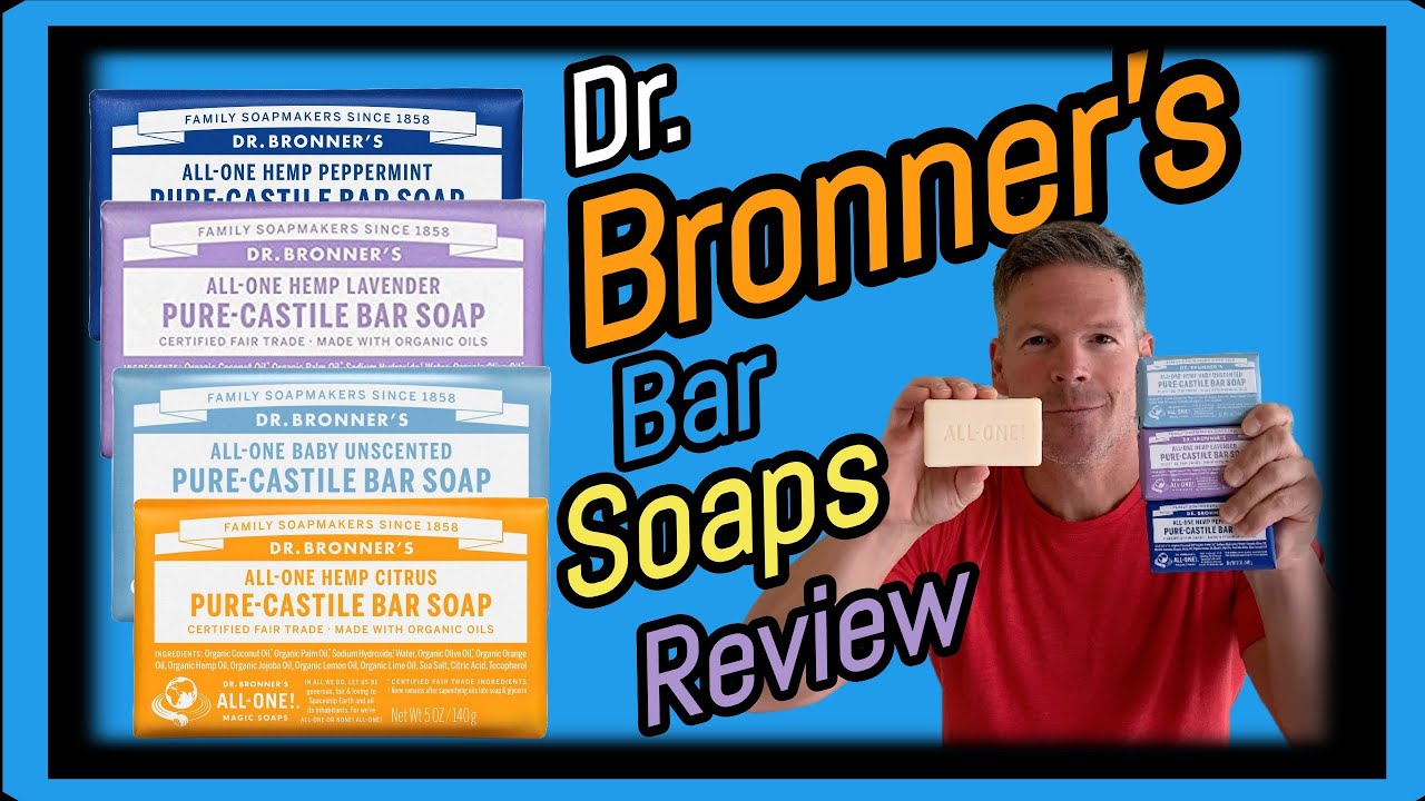 Dr  Bronner's Castile Bar Soap Review With Long Term Users