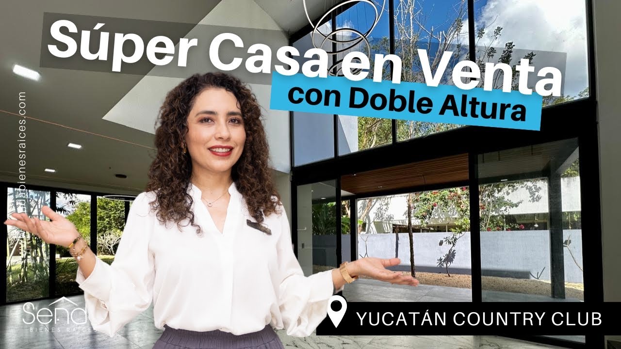🌟 Casa de lujo en Yucatán Country Club – Privada Toh ⛳