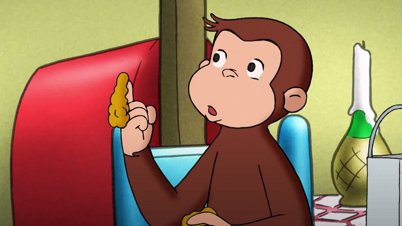 キッチンのジョージ 🐵 おさるのジョージ