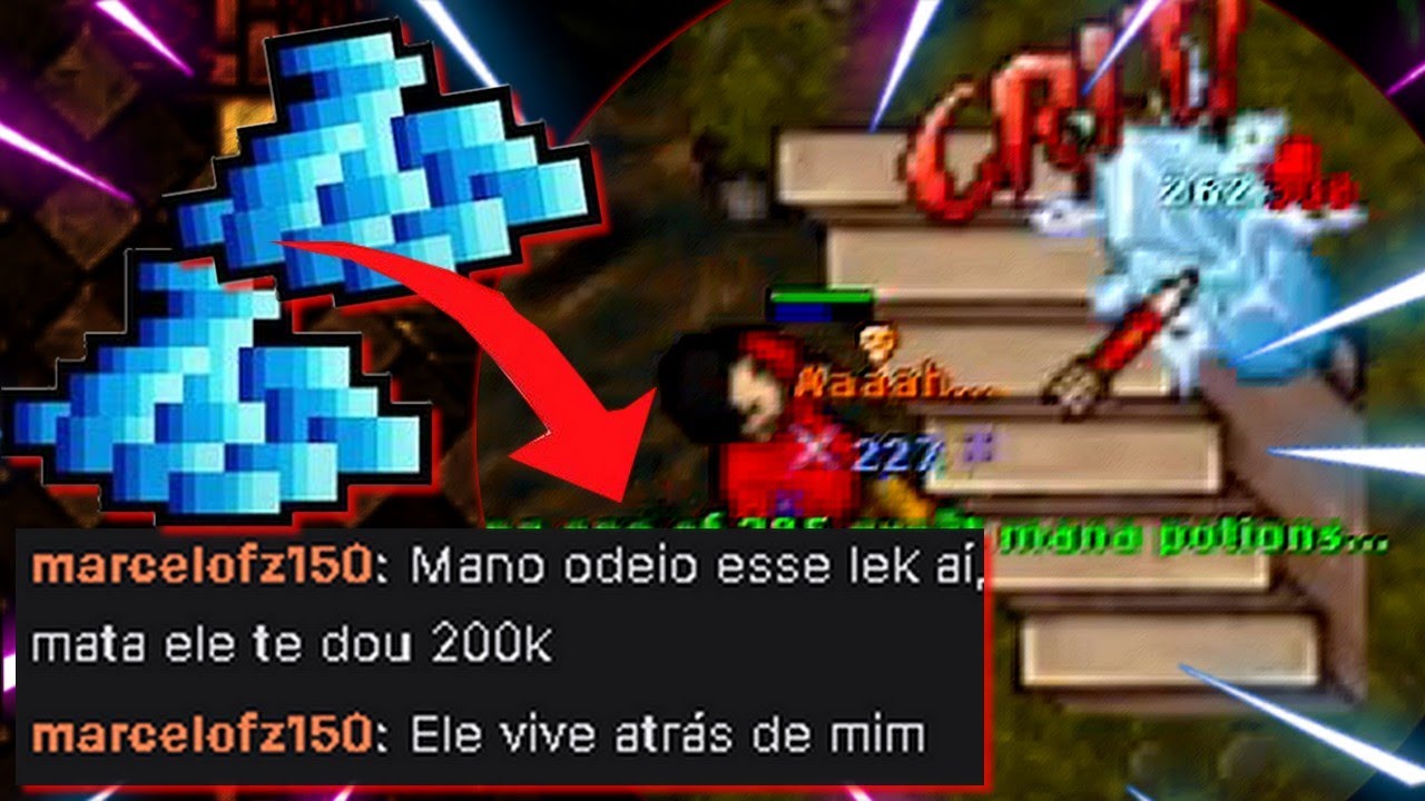 O dinheiro mais rápido que já fiz no TIBIA | diário de um pk #08