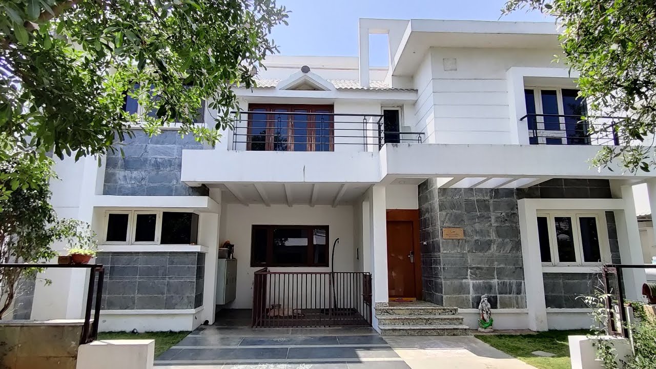 Duplex villa for sale in Gated community Hyderabad Gachibowli || 410 sq.yds ||
