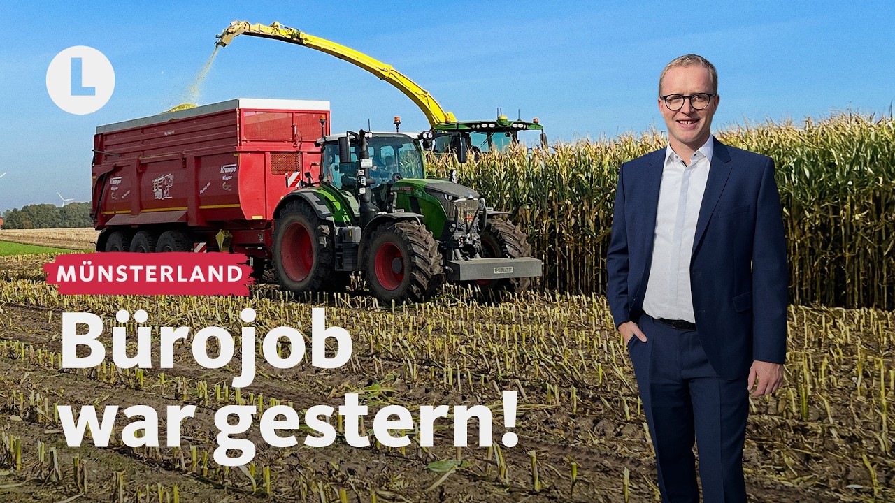 Warum er seine Zeit lieber auf dem Trecker verbringt! | WDR Lokalzeit LandSchafft