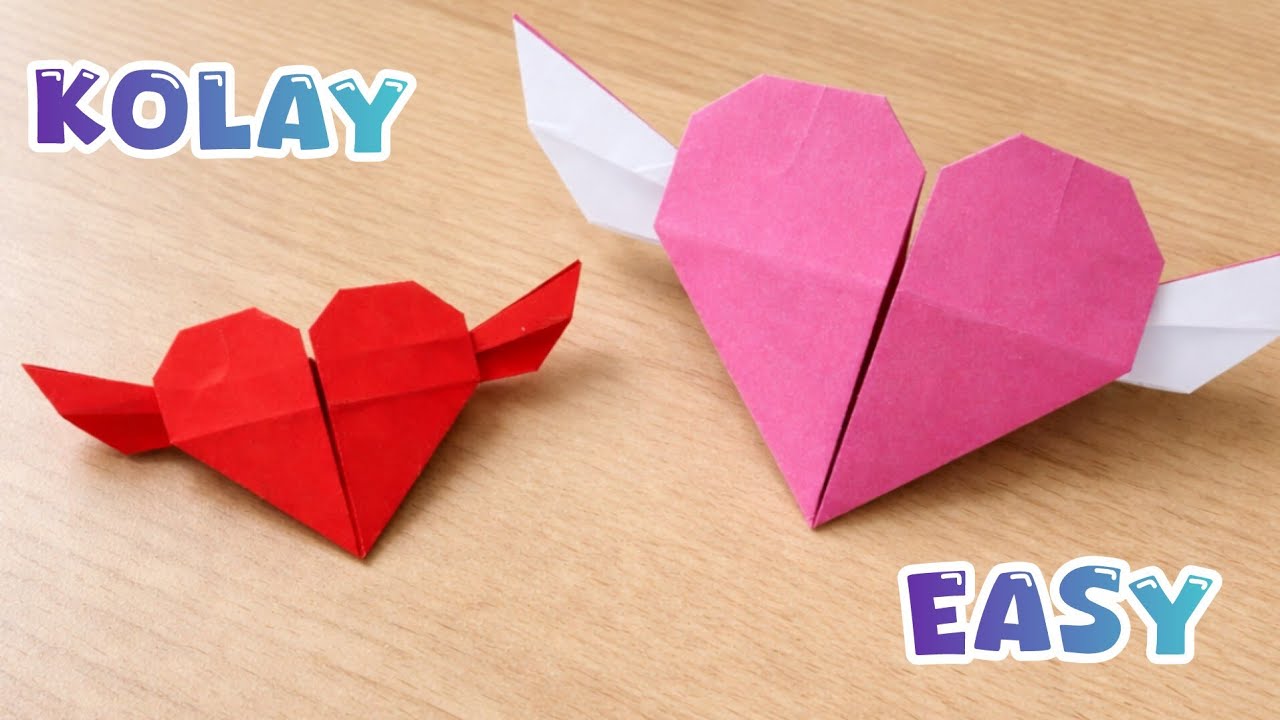 ORİGAMİ KALP YAPIMI | ORIGAMI HEART