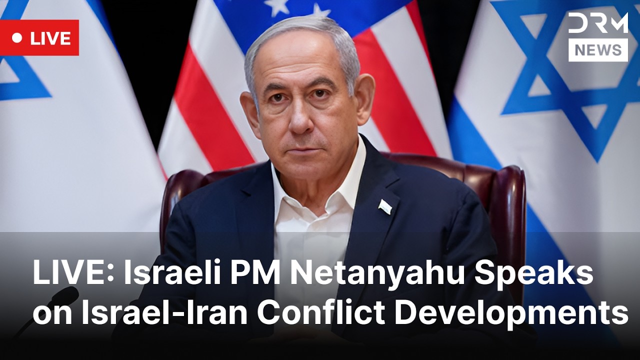 LIVE: Israeli PM Netanyahu Briefs Media on Iran Escalation | DRM News | AC1F