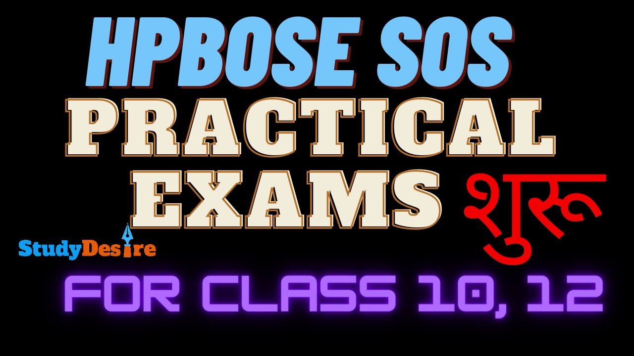 HPBOSE SOS Exams 2020: Class 10, 12 practical exams to begin Sept 24 Check HPBOSE SOS  Date Sheet