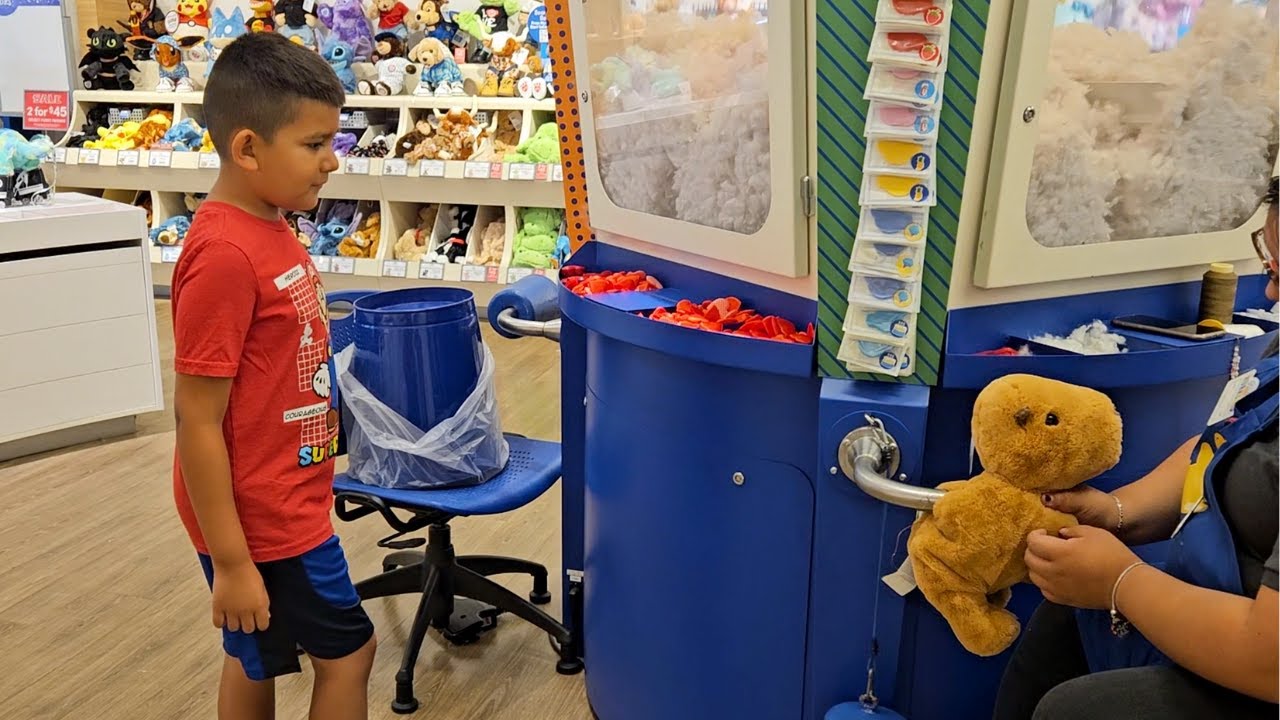 We went to Build A Bear and found a capybara!