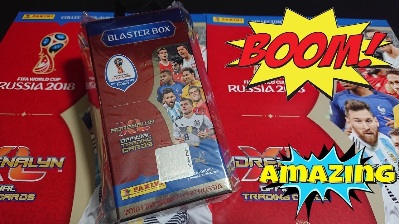 NOWOŚĆ MEGA BLASTER BOX RUSSIA 2018 FIFA WORLD CUP PANINI