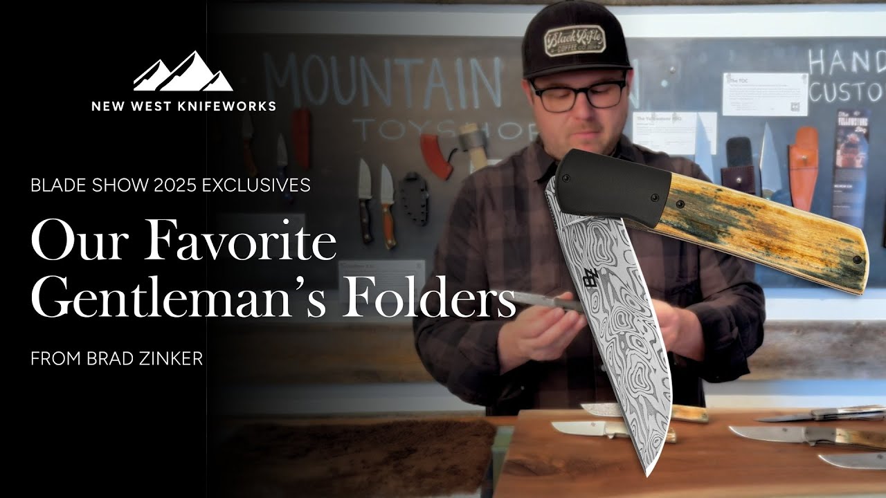 Brad Zinker Knives from Blade Show 2025 &mdash; The Ultimate Gentleman&rsquo;s Folder Collection