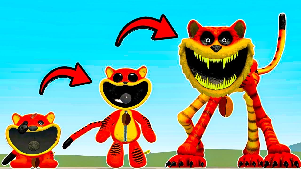 NEW EVOLUTION OF FORGOTTEN SMILING CRITTERS TIRELESS TIGER POPPY PLAYTIME CHAPTER 3 In Garry's Mod!