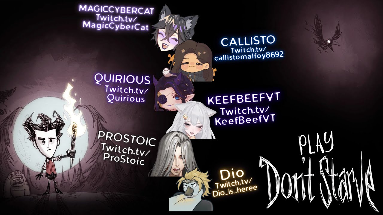 💀 Don't Starve Together (big collab) ✦ 1k subs goal ✦ Twitch.tv/ProStoic 『🏛️🔥 Virtue Vtuber』