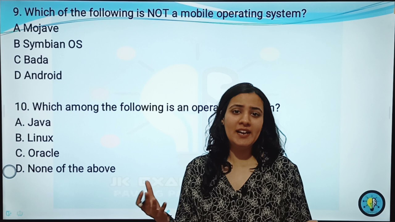 OPERATING SYSTEM MCQs II JKSSB COMPUTER AWARENESS BY TANIYA MA'AM