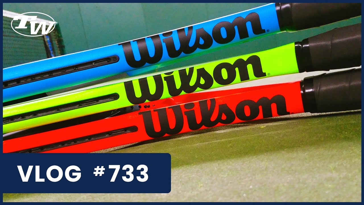 So Much New Tennis Gear! Wilson Reverse Racquets, And New Strings from Dunlop & Yonex - VLOG 