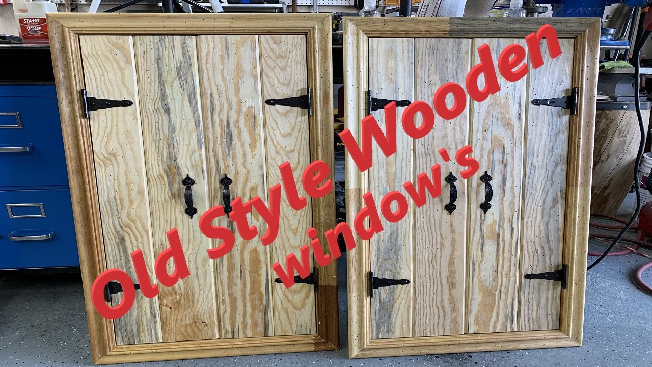 DIY Old Style Wooden Window Blinds | Persianas de Madera para Ventana Estilo Rustico