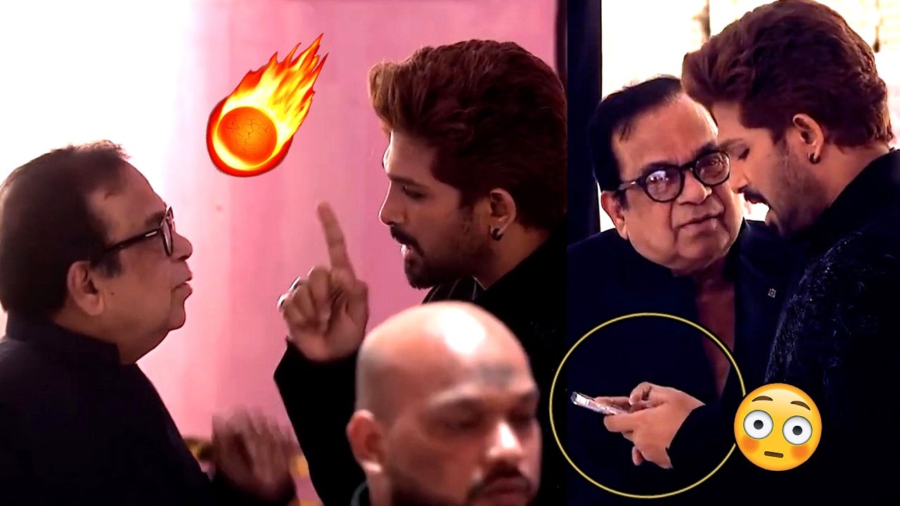 అల్లు అర్జున్ కి కోపం ఆగలేదు🔥: Allu Arjun Serious Conversation With Brahmanandam | Allu Shirish | FC