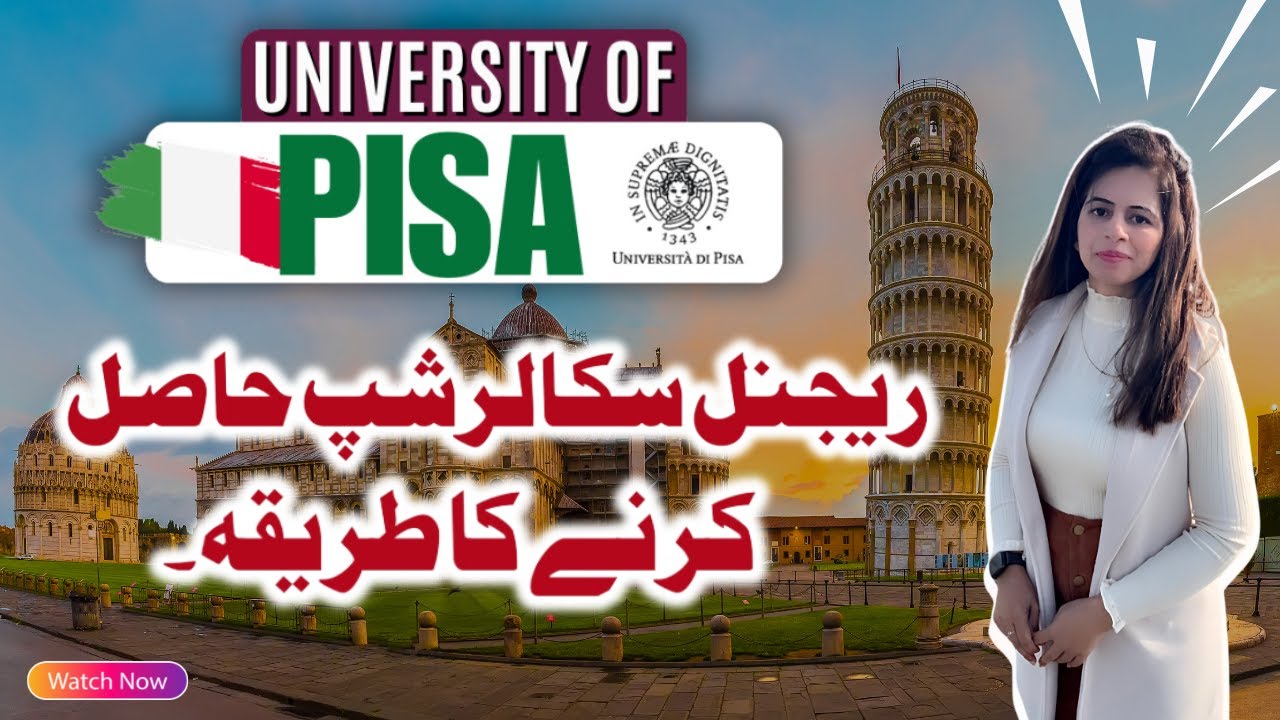 Study Free in University of Pisa ITALY 2025! How to GET Italian Regional scholarship?