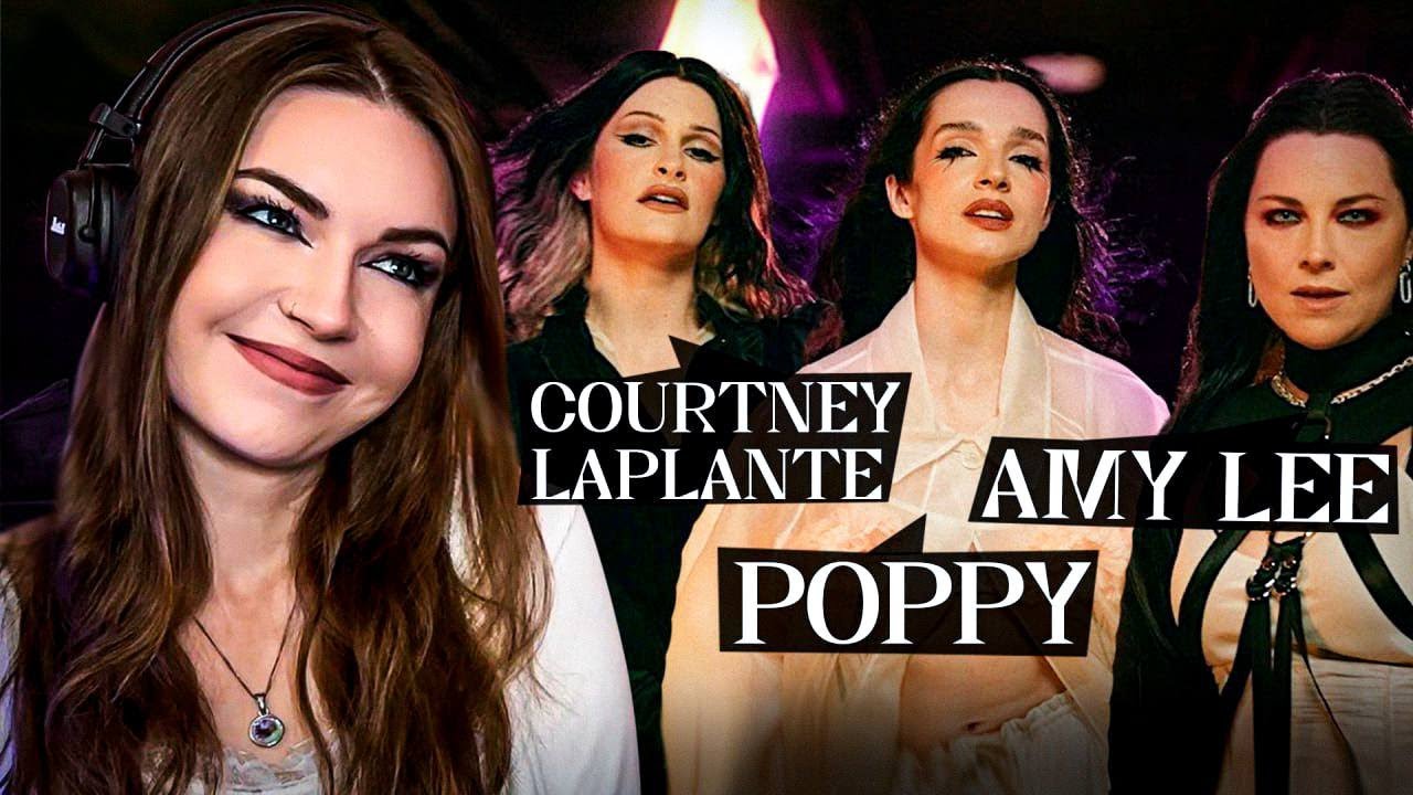 POPPY, AMY LEE, COURTNEY LAPLANTE - End of You REACTION / РЕАКЦИЯ