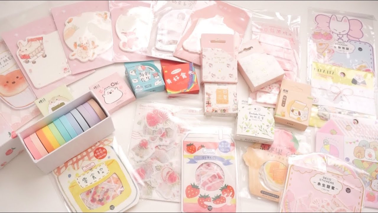 stationery haul ♡ from aliexpress!