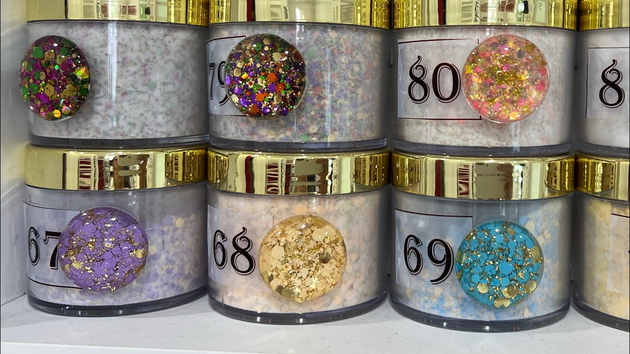 Como organizar sus acrilicos o glitter  con muestrarios
