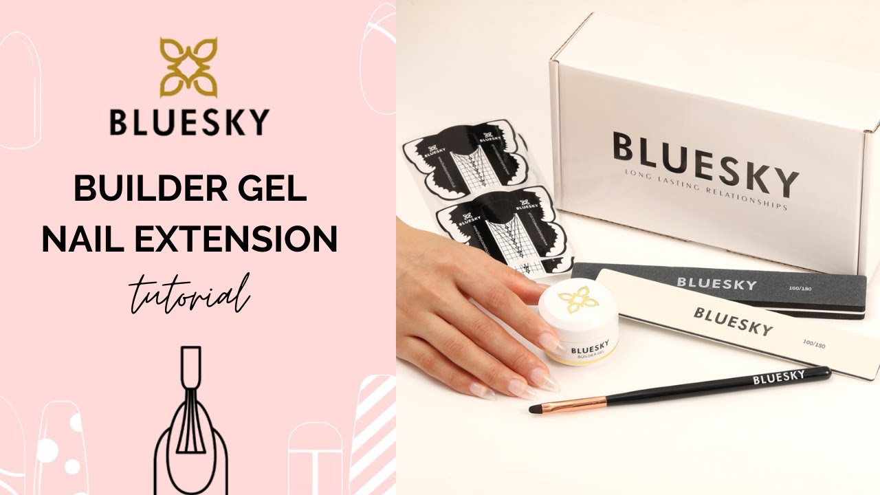 Bluesky Builder Gel Tutorial | How To Create Nail Extensions