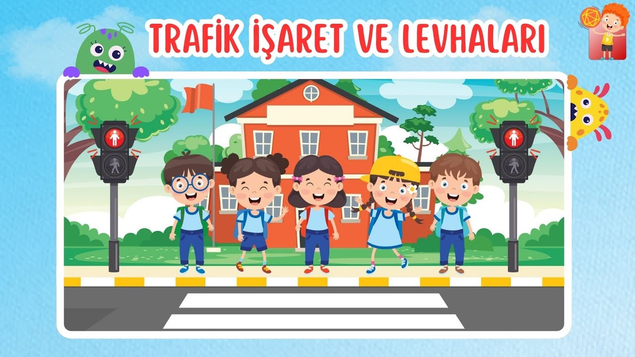 🚦 Trafik İşaret ve Levhaları | 🚦 &Ccedil;ocuklar İ&ccedil;in Eğitici Video