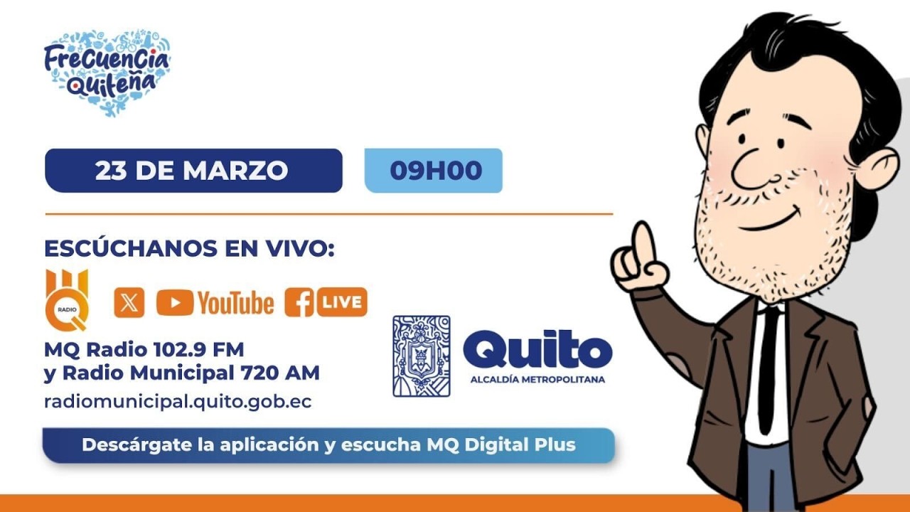 📺 #FrecuenciaQuite&ntilde;a | Sigue en vivo 🔴 el informe semanal 127 del alcalde de Quito, Pabel Mu&ntilde;oz.