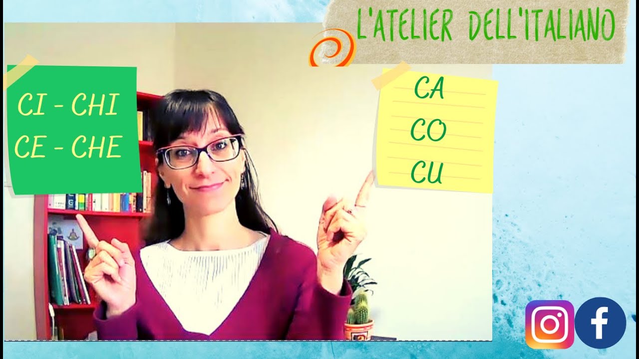 Cours d'italien n.13 - Prononcer la lettre C sans se tromper!