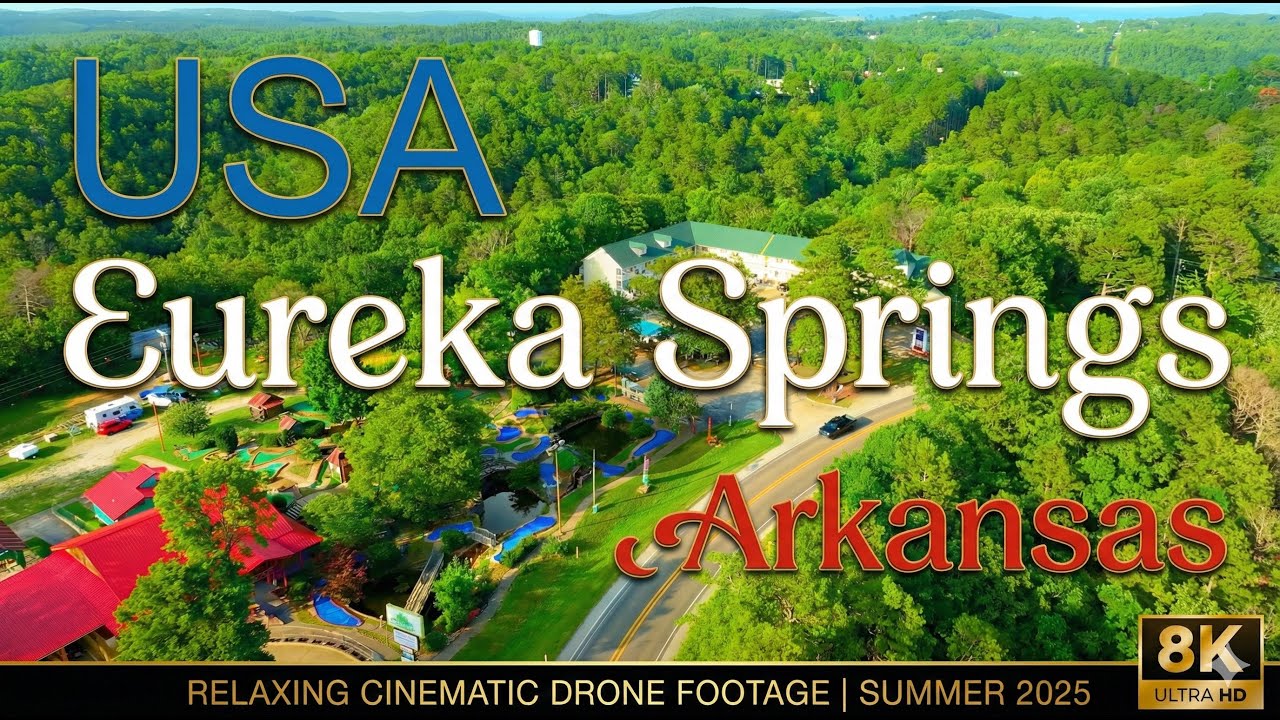 🇺🇸 Wagner Inn 🏨 | Near Eureka Springs, Arkansas | 8K Drone Cinematic | Summer 2025
