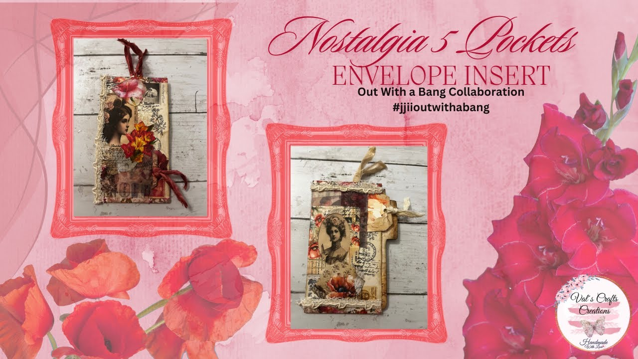 Nostalgia 5 Pockets Envelope Insert- #jjiioutwithabang