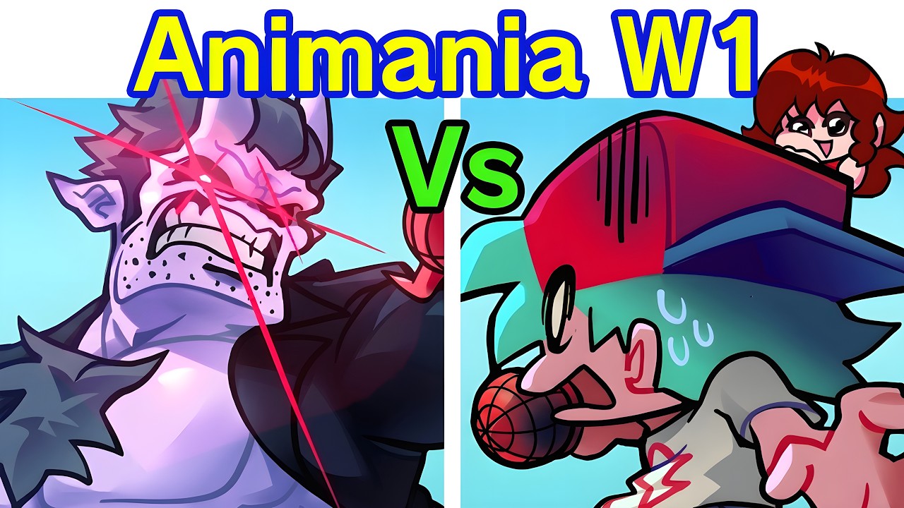 Friday Night Funkin' Week 1 & 5 - Animania! v0.6 Update (FNF)