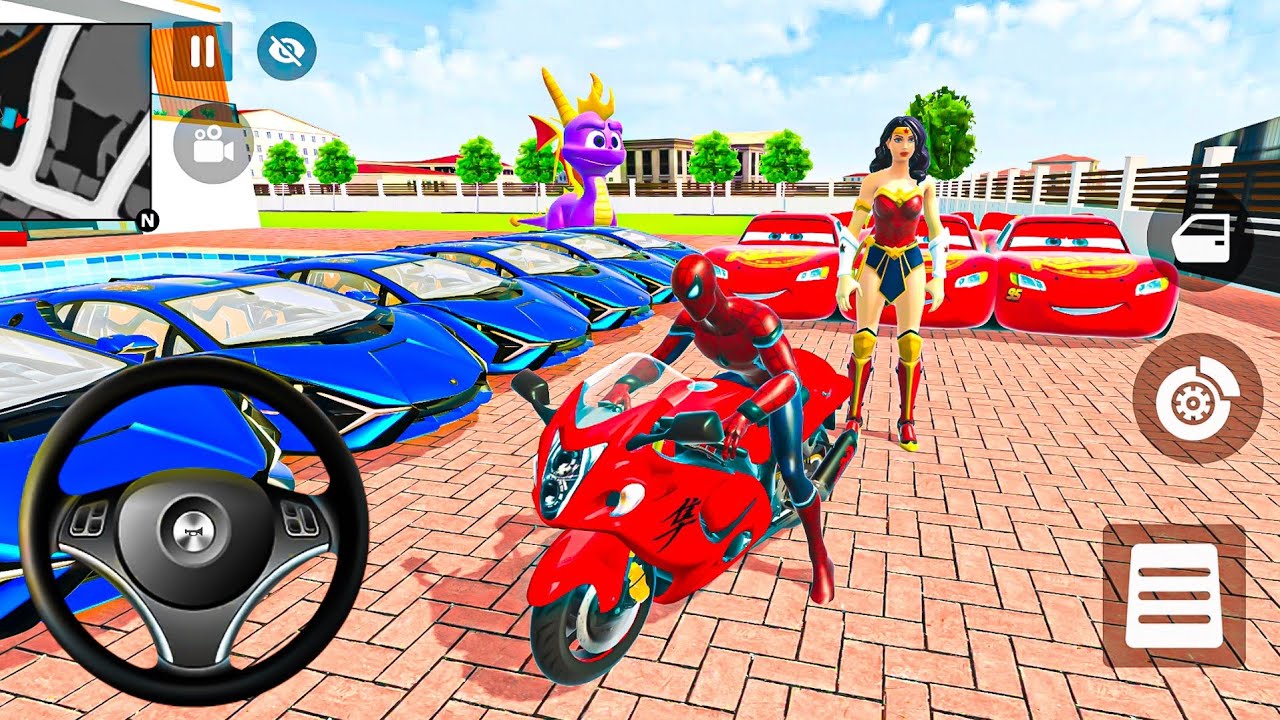 ❄️ Indian Thift Auto BatMan Game 🐝 Superhero Modify 💡Lightning_McQueen🔥Purchase All Car 🏎️ & Bike 🏍️