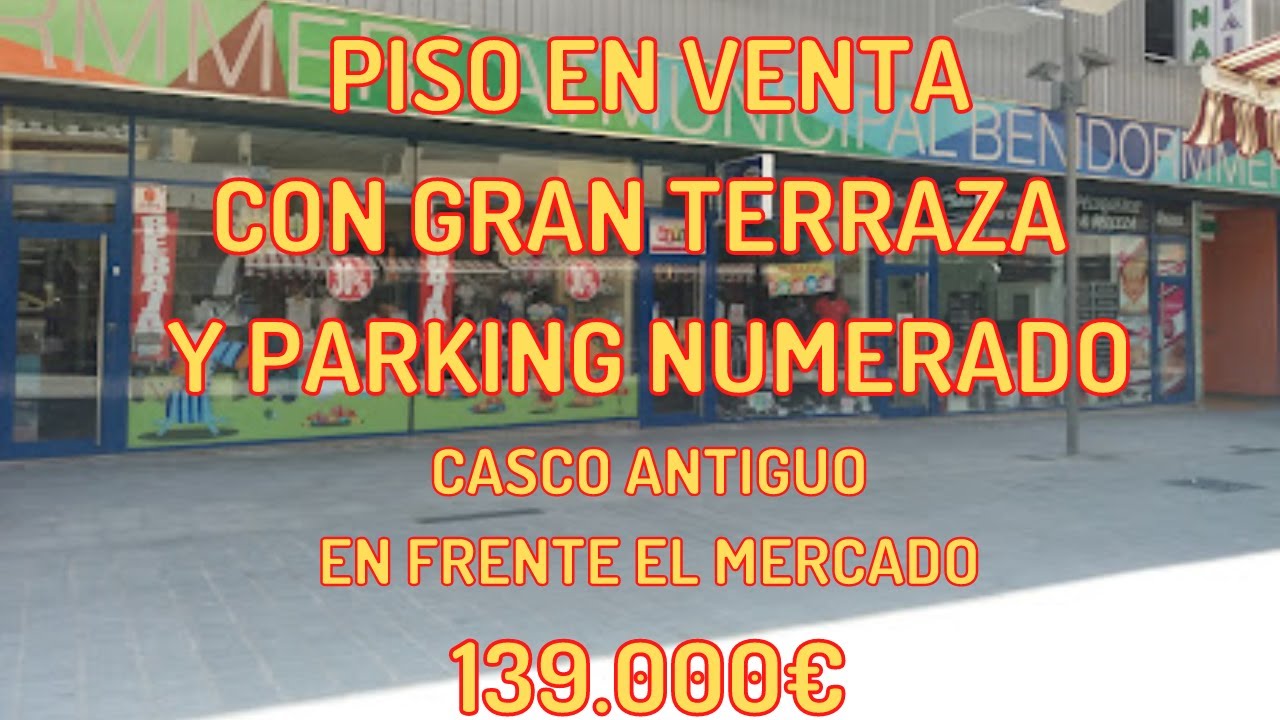 VENTA EN BENIDORM PISO CON GARAJE CASCO ANTIGUO 🔑🚀