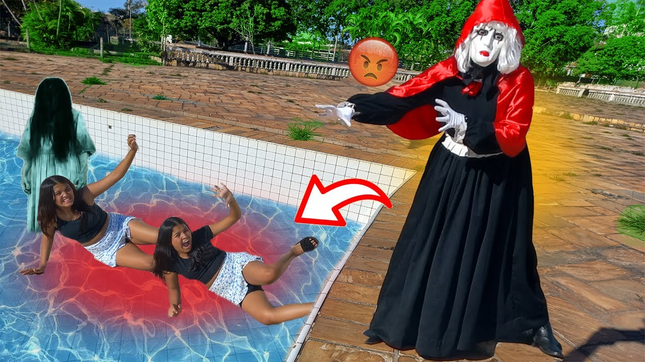 A LOIRA  JOGOU AS GÊMEAS NA PISCINA GIGANTE E ALGO TERRÍVEL ACONTECEU!!