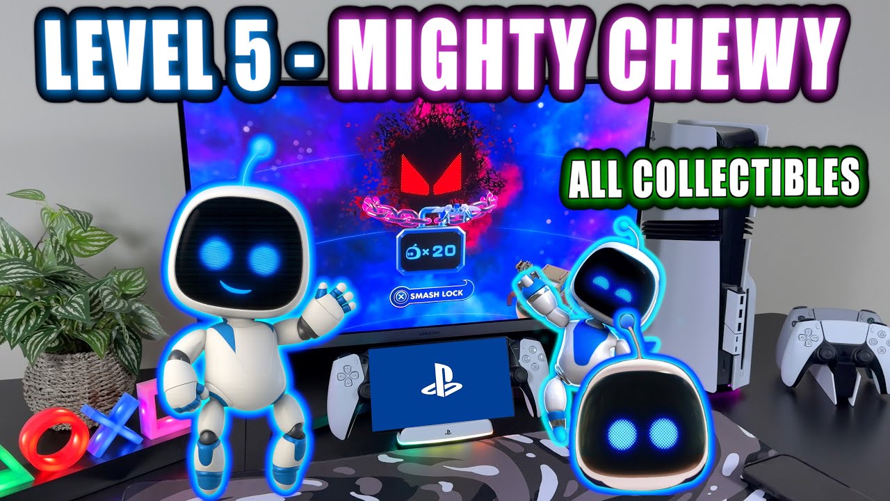 Astro Bot – Могучий Жевательный 5-го уровня (Игровой процесс PS5 Pro | Битва с боссом)