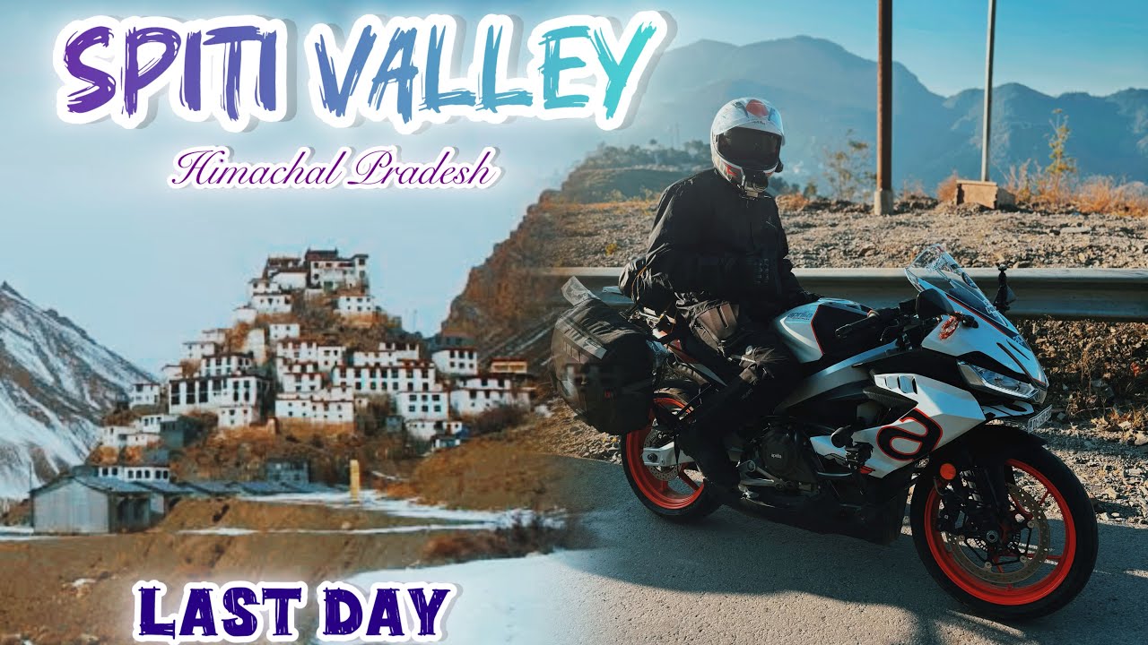 Winter Spiti On aprilia rs457 || Last Day || Nako to Delhi in just 15 Hours 😍 #subscribe #ytshorts