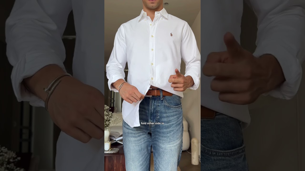 How to crop your shirt perfect for all day long 👕 Subscribe for shorts about fashion